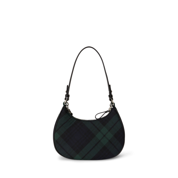 Plaid Medium Marcy Zip Shoulder Bag