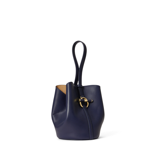 Petit sac seau ouvert Blaike en cuir