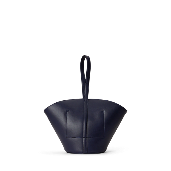 Petit sac seau ouvert Blaike en cuir