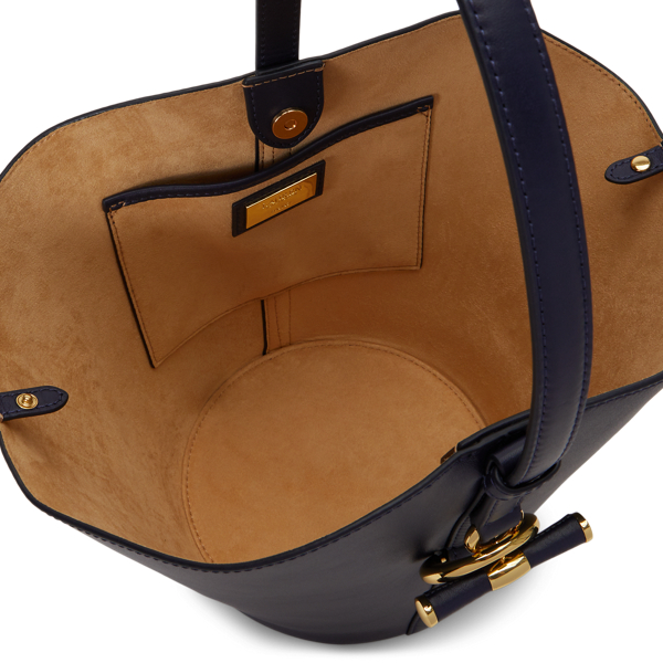 Petit sac seau ouvert Blaike en cuir