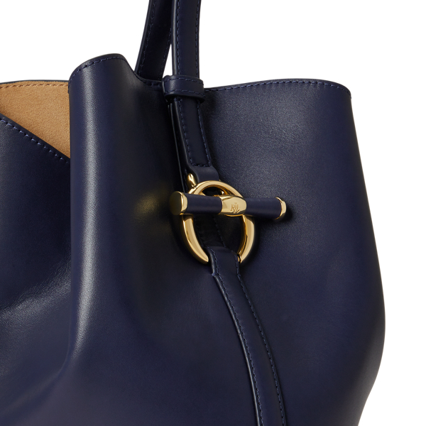 Petit sac seau ouvert Blaike en cuir