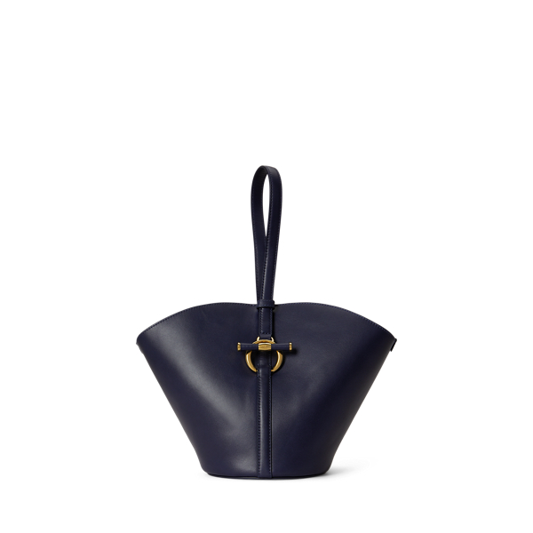 Petit sac seau ouvert Blaike en cuir