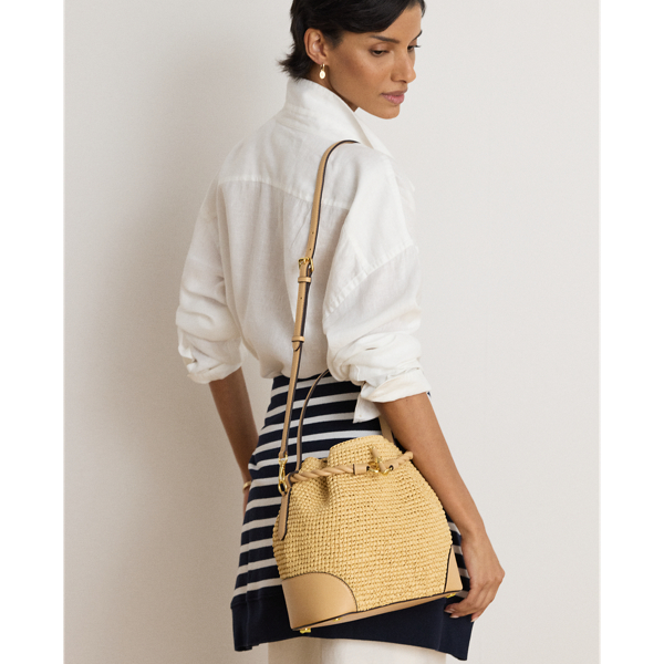 Straw Medium Blaike Bucket Bag