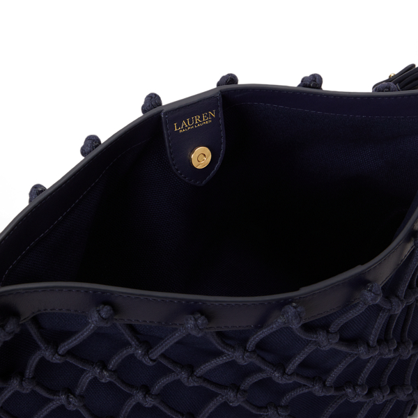 Macram&eacute; Canvas Large Marcy Tote Bag