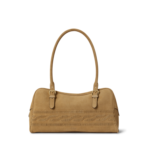 Cable-Embossed Large Marcy Zip Satchel