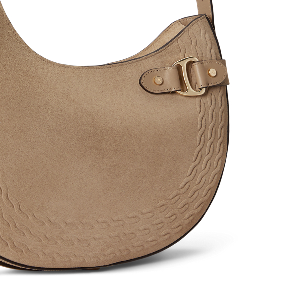 Borsa a spalla Tasha grande goffrata