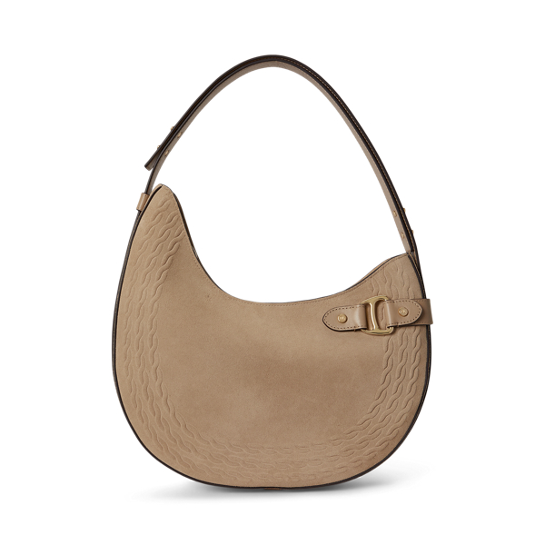 Borsa a spalla Tasha grande goffrata