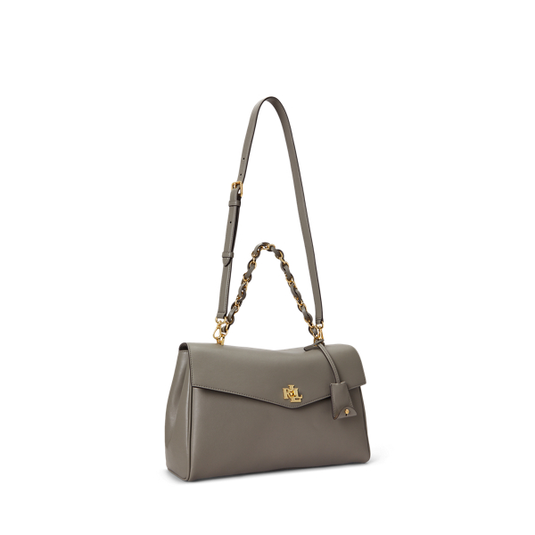 Chain-Trim Medium Farrah Soft Satchel