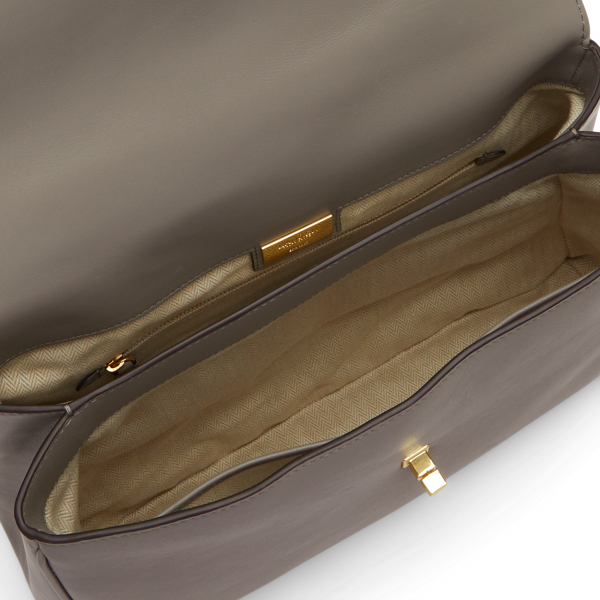 Chain-Trim Medium Farrah Soft Satchel