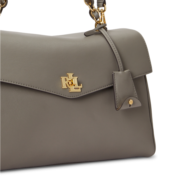 Chain-Trim Medium Farrah Soft Satchel