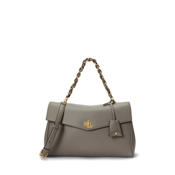 Chain-Trim Medium Farrah Soft Satchel