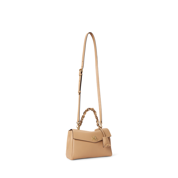 Small Farrah Chain-Trim Soft Satchel