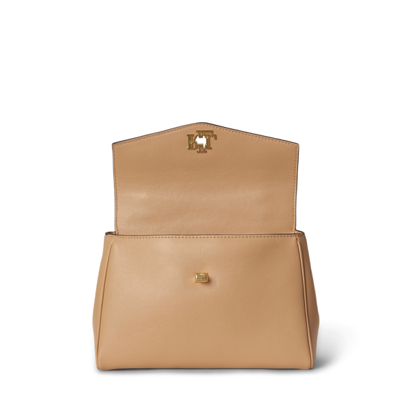 Small Farrah Chain-Trim Soft Satchel