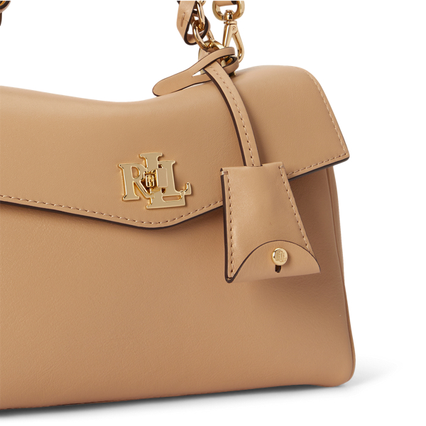 Small Farrah Chain-Trim Soft Satchel