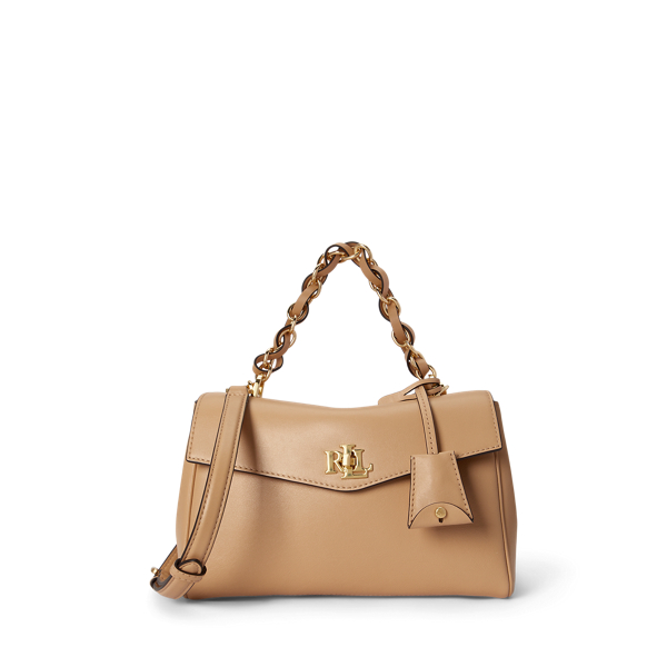 Small Farrah Chain-Trim Soft Satchel