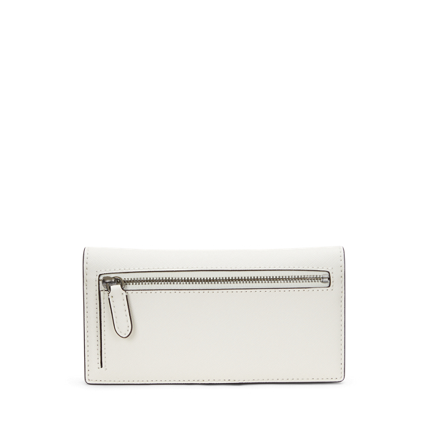 Crosshatch Leather Slim Wallet for Women | Ralph Lauren® PA