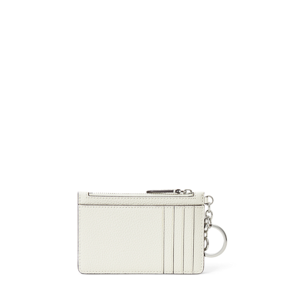 Kartenetui aus Narbenleder Lauren in Sanftes Wei&szlig; 2