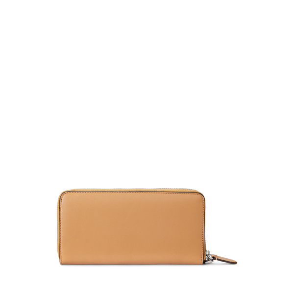 Buff Leather Continental Wristlet Lauren 2