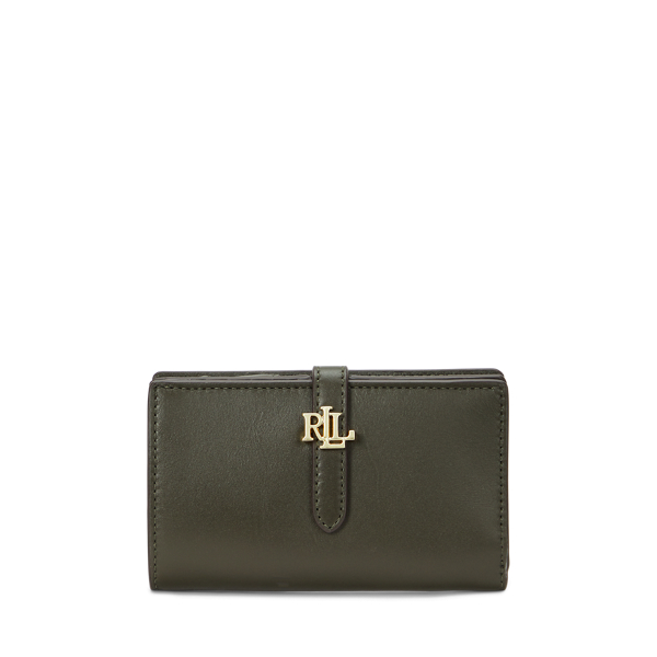Logo Leather Wallet Lauren 1