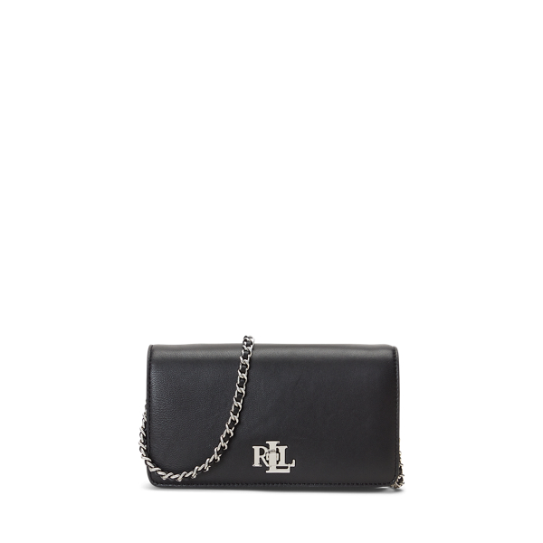 Leather Crossbody Turn-Lock Tech Case