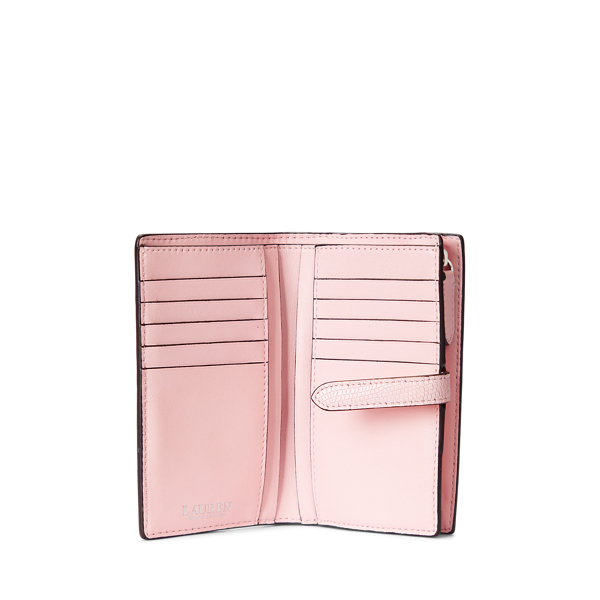 Tea Rose Lizard-Embossed Leather Wallet Lauren 3