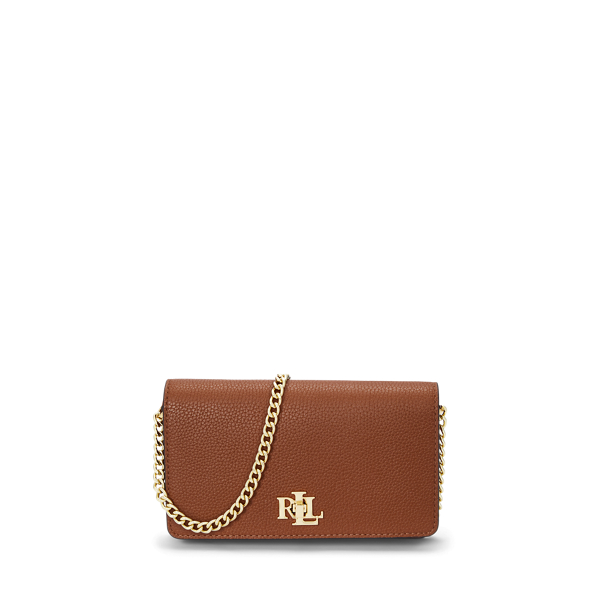 Ralph lauren tan purse best sale