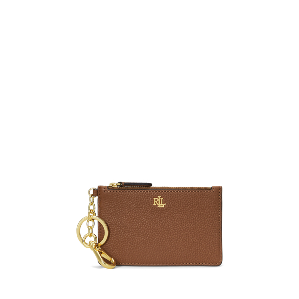 ラルフローレン＊Leather Zip Card Case＊レザー製 カードケース ラルフローレン☆Leather Zip Card Case (Ralph Lauren/カード