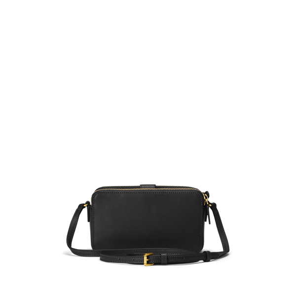 国内 Ralph Lauren Witley Leather Crossbody Wallet ボンベロゴ Leather Medium Witley Crossbody Wallet