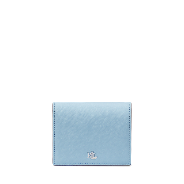 折りたたみ財布 Lauren Ralph Lauren Crosshatch Leather Compact Wallet Crosshatch Leather Compact Wallet