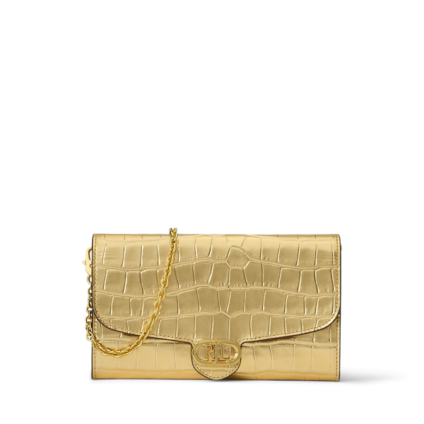 Croc-Embossed Medium Adair Crossbody