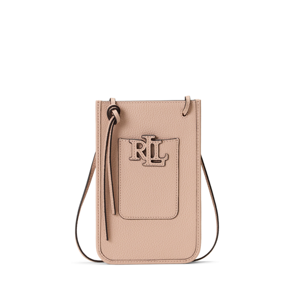 Sunrise Blush Pebbled Cameryn Crossbody Tech Case Lauren 1