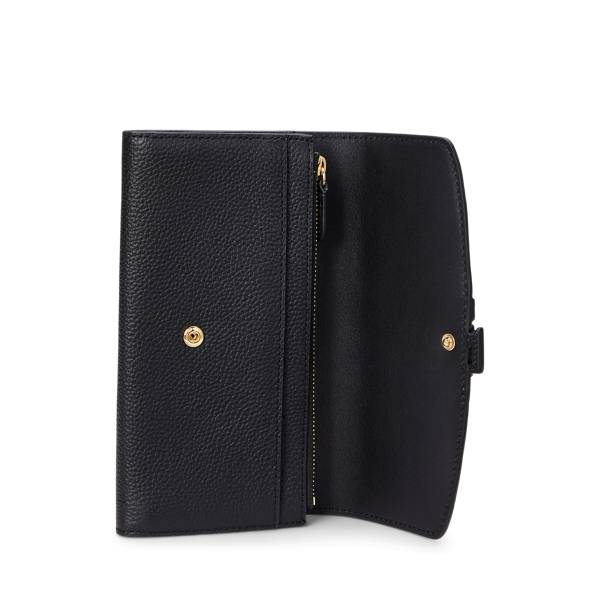 Pebbled Large Cameryn Flap Wallet