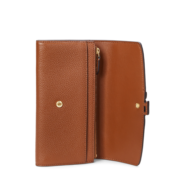Pebbled Large Cameryn Flap Wallet