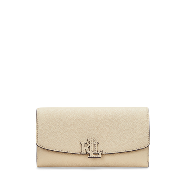 長財布 Lauren Ralph Lauren Pebbled Large Cameryn Flap Wallet Pebbled Large Cameryn Flap Wallet