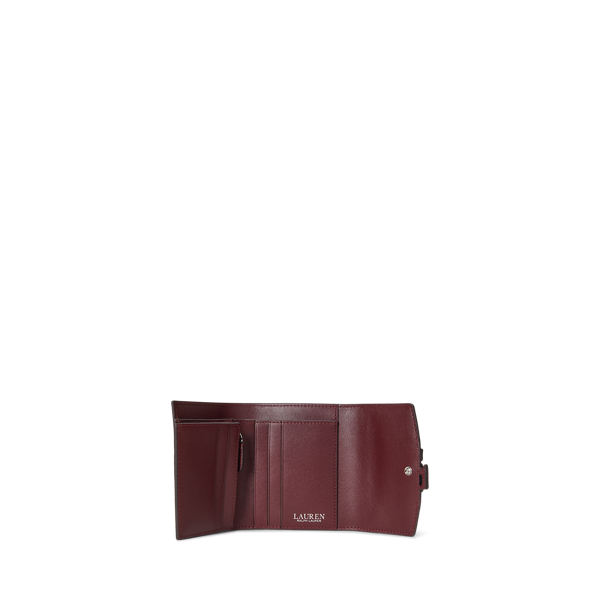 折りたたみ財布 Lauren Ralph Lauren Pebbled Small Cameryn Flap Wallet Pebbled Small Cameryn Flap Wallet