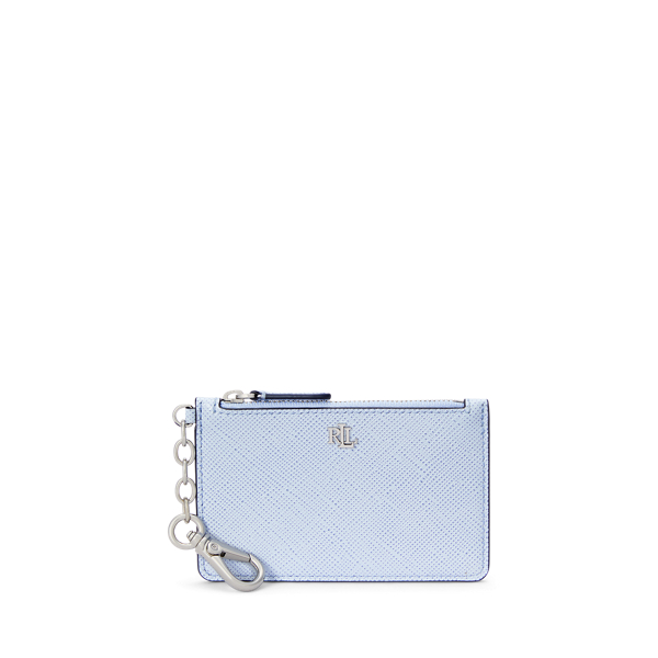 【Lauren Ralph Lauren】クロスハッチレザー ジップカードケース クロスハッチ レザー ジップ カード ケース（カードケース