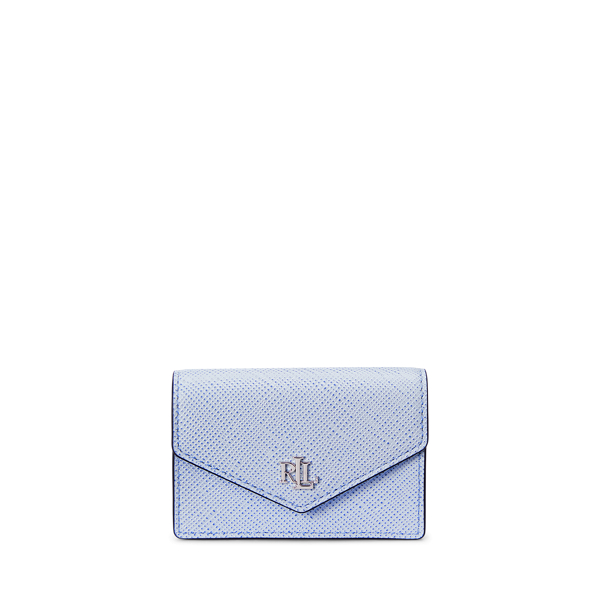 【Lauren Ralph Lauren】クロスハッチ レザー カード ケース LAUREN RALPH LAUREN クロスハッチ レザー ジップ カード ケース