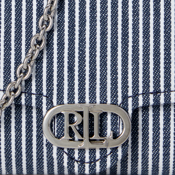 Striped Canvas Medium Adair Crossbody