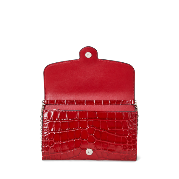 Croc-Embossed Medium Adair Crossbody