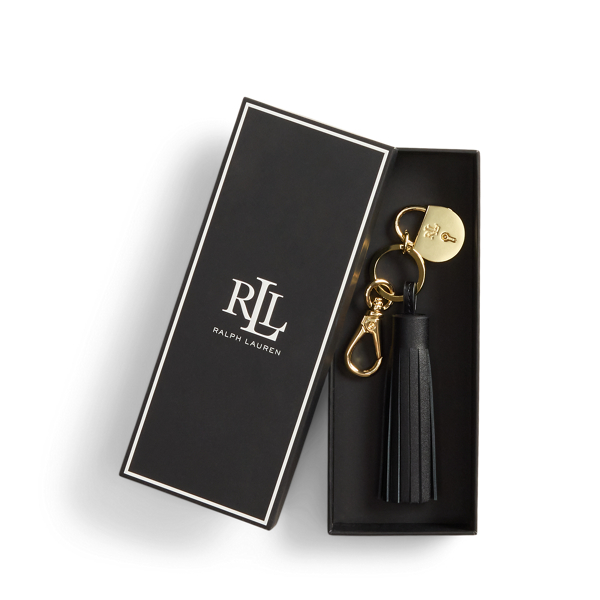 パドロック & レザー タッセル チャーム | ラルフ ローレン公式