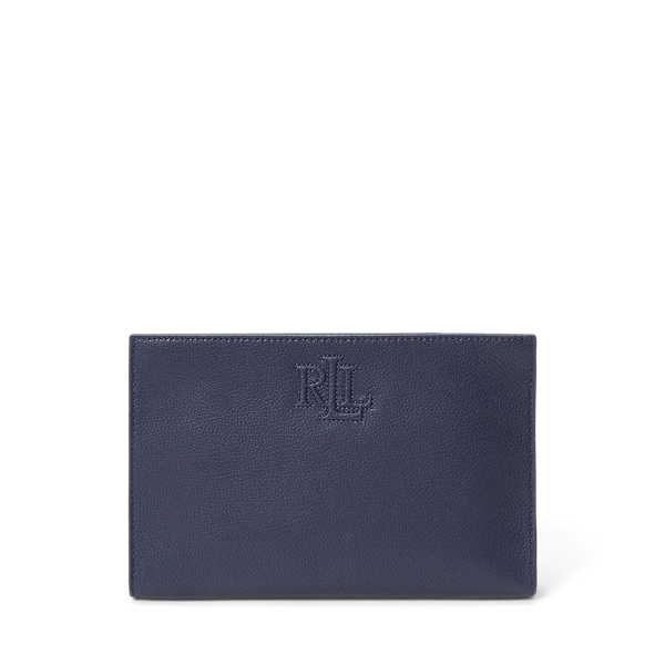 Gro&szlig;e Pochette Adley aus Narbenleder