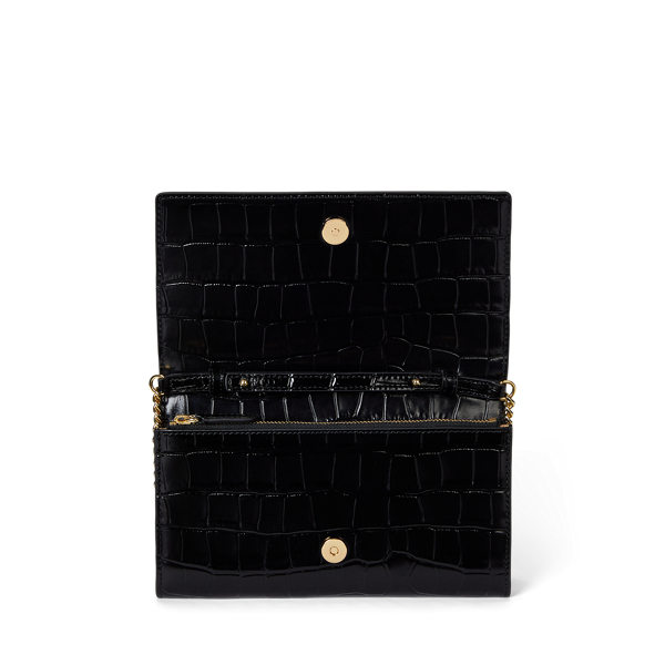 Croc-Embossed Medium Adair II Crossbody