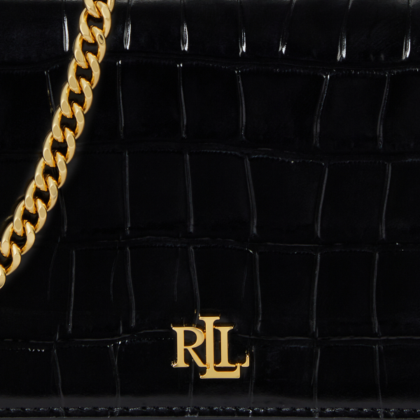 Croc-Embossed Medium Adair II Crossbody