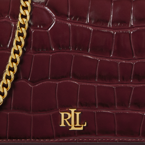 Croc-Embossed Medium Adair II Crossbody