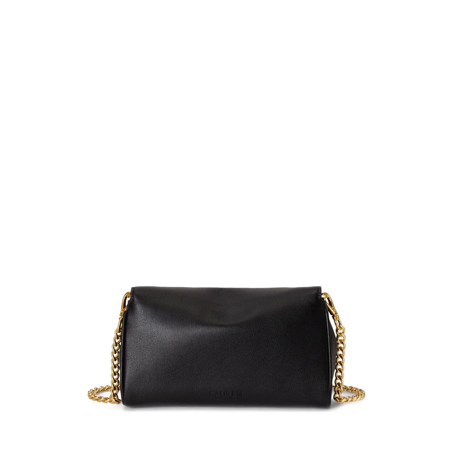 Женская сумка Ralph Lauren Nappa Turn-Lock Wristlet Crossbody, цвет: Чёрный — фото 2