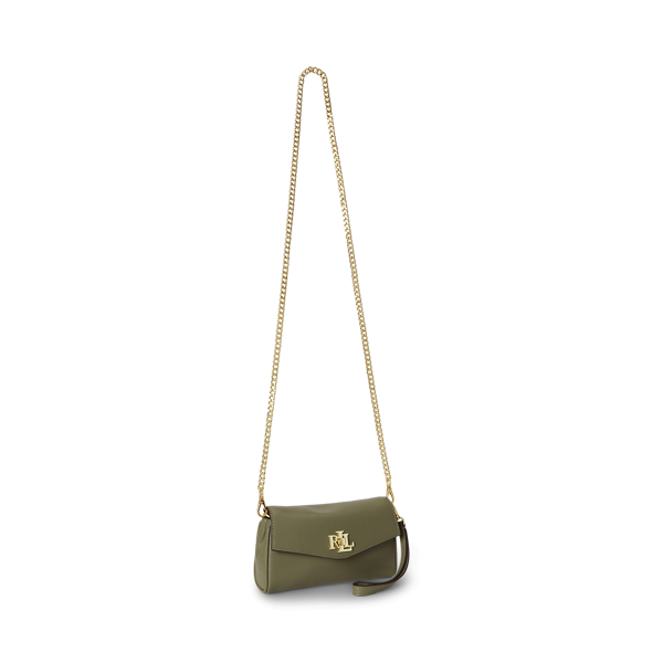 Sage Green Nappa Leather Tanner Crossbody Wallet Lauren 3