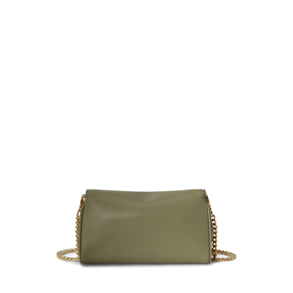 Sage Green Nappa Leather Tanner Crossbody Wallet Lauren 4