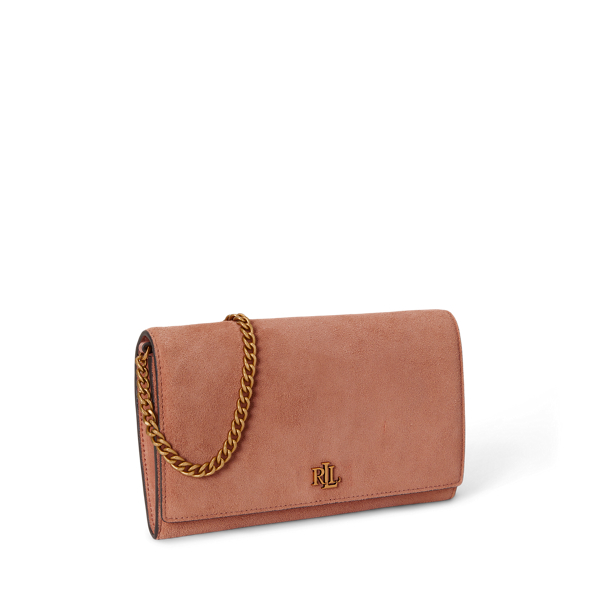 Pink Sienna Suede Medium Adair II Crossbody Lauren 2
