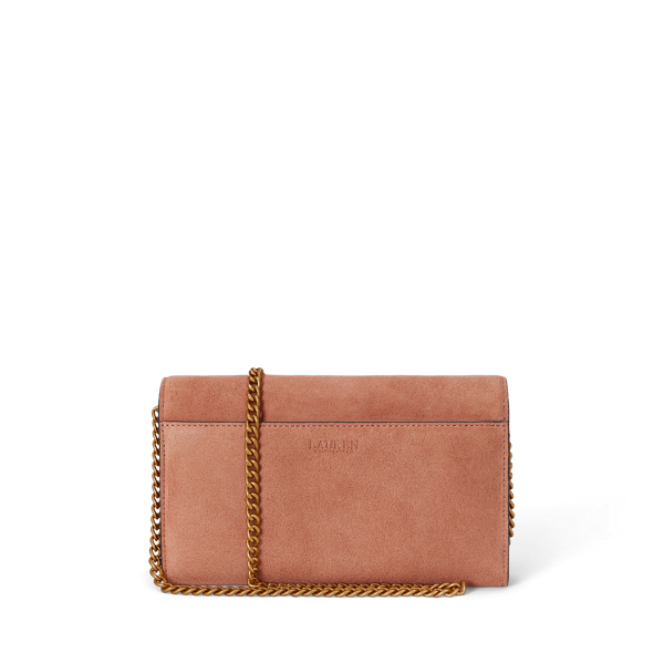 Pink Sienna Suede Medium Adair II Crossbody Lauren 3