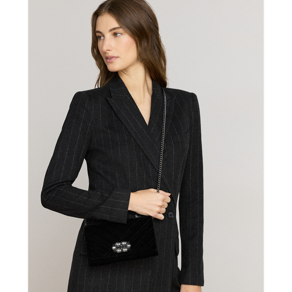 Sac &agrave; bandouli&egrave;re moyen Adair II velours